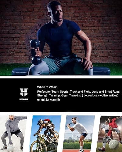 HOPLYNN 4/5 Pack Workout Compression Shirts Men Long/Short Sleeve Rash Guard Athletic Undershirt Gear T Shirt for Sports thumbnail 6