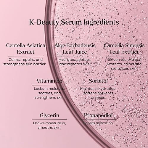 gemi Hand Sanitizer + Serum™, Elysium, Kills 99% of Germs, K-beauty | Hydrating formula with centella, vitamin B5 & green tea, amber floral scent with vanilla & peony thumbnail 5