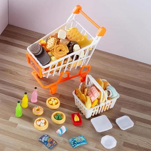 150Pcs Miniature Food Drinks Bottle Toys Mixed for Dollhouse Kitchen Accessories Mini Play Fake Resin Pretend Game Party Tableware 1/12 Doll House Bread Cake Models Micro thumbnail 7
