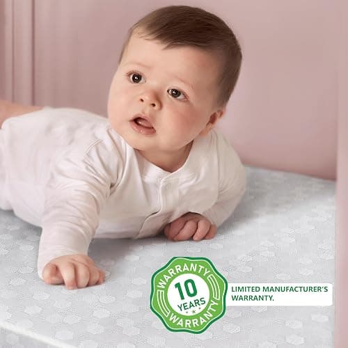 Dream On Me Honeycomb Orthopedic Firm Fiber Standard Baby Crib Mattress, Greenguard Gold and JPMA Certified, 5” Fiber Core Optimum Support, Fits Crib and Toddler Bed, Waterproof Vinyl Cover thumbnail 5