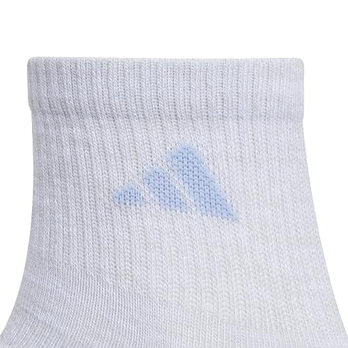 adidas Unisex Kids Quarter Ankle Socks for Boys and Girls Youth (6-pack) Superlite Breathable and Lightweight Discontinued thumbnail 5