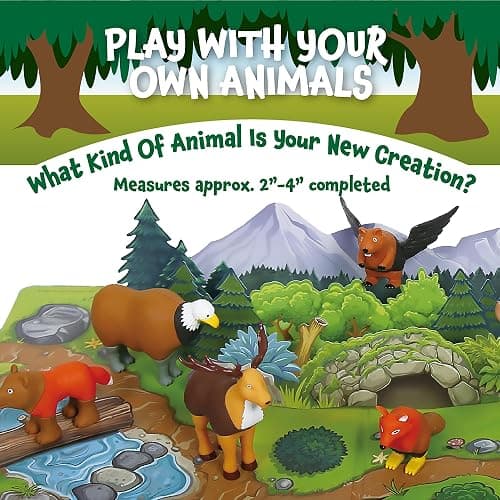 Popular PLAYTHINGS Mini Mix or Match Forest Animals, Magnetic Toy Set with Pop-up Playmat, Set of 7 thumbnail 5