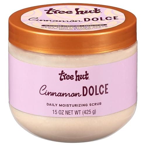 Tree Hut Cinnamon Dolce Daily Moisturizing Scrub, Whipped Foamy Exfoliating Body Scrub, Hydrating & Moisturizing Formula for Soft, Radiant Skin, 15 oz - Image 1