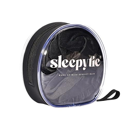 The Original Sleepy Tie (Medium) | Heatless Hair Curler for Fine to Medium Hair | Best for Mid-Back to Long Length | Overnight Blowout Scrunchie for Sleeping | Damage-Free Styling (Midnight) thumbnail 6