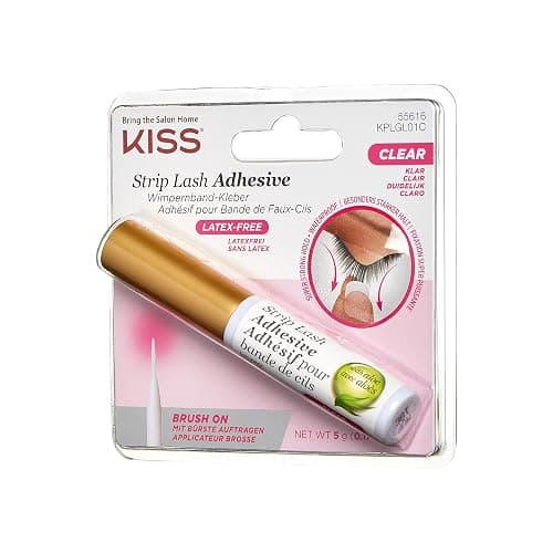 KISS Strip Eyelash Adhesive, Clear 0.176 Oz KPLGL01 (Pack of 2) thumbnail 8