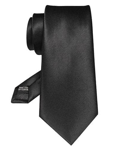 JEMYGINS Solid Color Tie Mens Necktie for Business and Wedding thumbnail 3