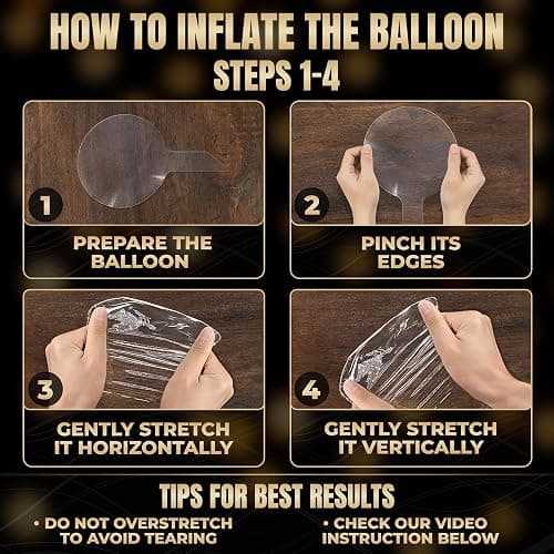 Light Up Balloons 10 Pack, 18 Inch Clear Balloons with LED Lights | Reusable Glow Decor with a String Light and Switch Inside Every Piece - Bright Accents for Weddings, Birthdays, Party Nights thumbnail 4
