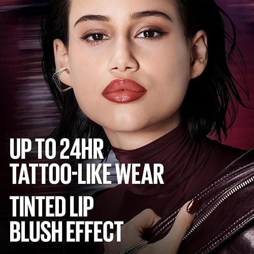 MAYBELLINE Super Stay Peel Off Lip Liner Lip Stain, Up to 24H Tattoo-Like Wear, Transfer-Proof Matte Finish, Hydrating Formula With Vitamin E, Haze (Mid Tone Nude) thumbnail 2