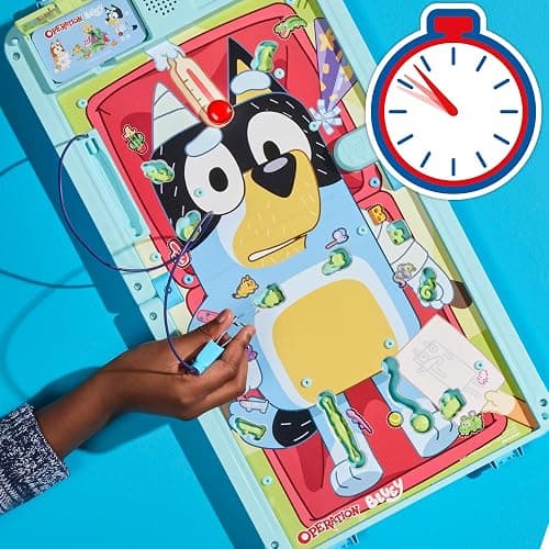Operation Bluey Edition Board Game for Kids – Electronic Talking Game with All-in-1 Carrying Case – 2 Ways to Play – 1+ Players – 10 Mins. – Ages 6+ (Amazon Exclusive) thumbnail 4