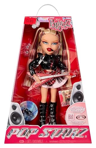 Bratz Pop Starz Cloe Fashion Doll with Accessories and Charm - Image 1