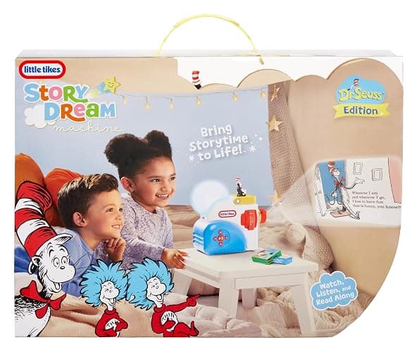 Little Tikes Story Dream Machine Dr. Seuss Starter Pack, Storytime, Books, Audio Play Character, Gift and Toy for Toddlers and Kids Girls Boys Ages 3+ Years thumbnail 3