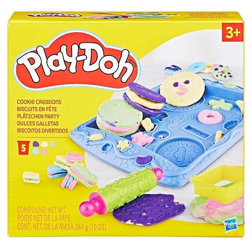 Play-Doh Kitchen Creations Cookie Creations Playset, Kids Arts & Crafts Set, Preschool Play Food Toys, Easter Gifts for Girls & Boys, Ages 3+ (Amazon Exclusive) thumbnail 3