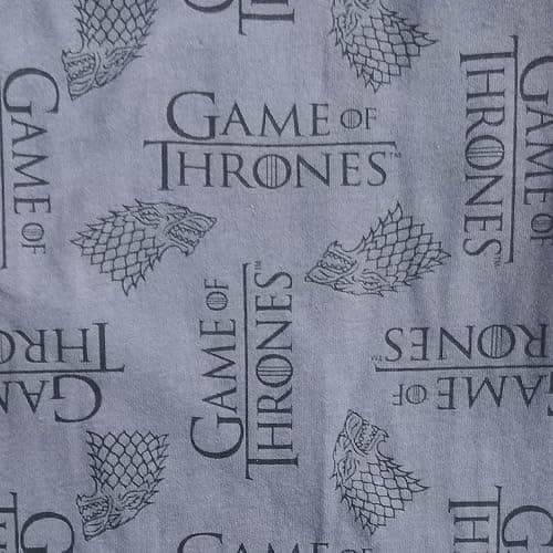 TDP Textiles Mens/Boys Official Game Of Thrones Winter Is Coming Stark Pyjama Set/Pyjamas Size S-XL, Multi thumbnail 3
