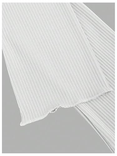 SOLY HUX Women's Long Sleeve Babydoll Tops Y2k Peplum Cute T Shirts | Tie Front, Sweetheart Neckline, Fall Outfit, Tees thumbnail 2