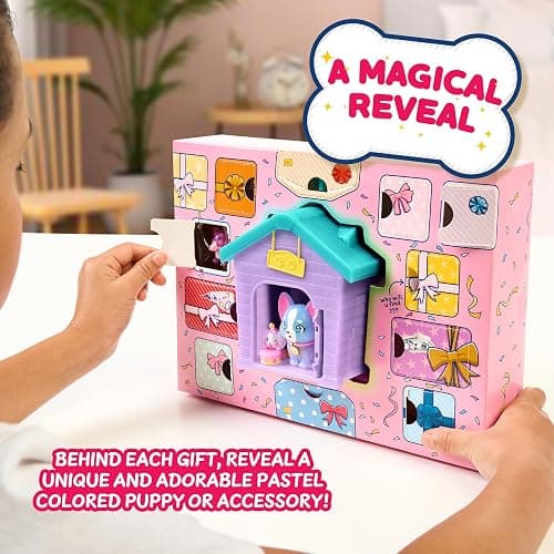 Little Live Pets Dog House Playset, Mama Surprise Families Puppy Party Pack, 15 Mini Collectible Puppies, Fold-Out Dog Playset Toy Gift for Kids 5+ thumbnail 4