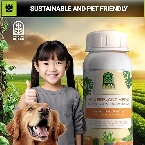 Houseplant Hero - Indoor Organic Liquid Fertilizer - Natural Indoor Plant Food (500ml / 16.9oz) thumbnail 9