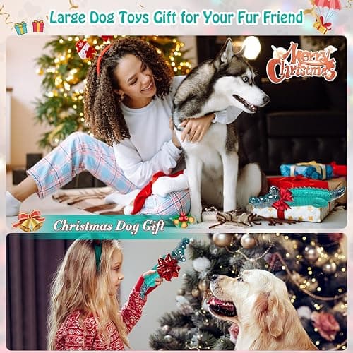 Jeefome Dog Toys for Aggressive Chewers - Tough,Indestructible Dog Chew Toys for Large, Medium,Small Breed to Keep Them Busy thumbnail 7