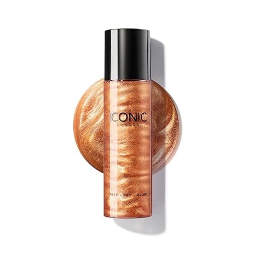 ICONIC LONDON Prep-Set-Glow | Hydrating + Setting + Glowing Spray, 3-in-1 Formula for a Dewy, Radiant Finish - Glow