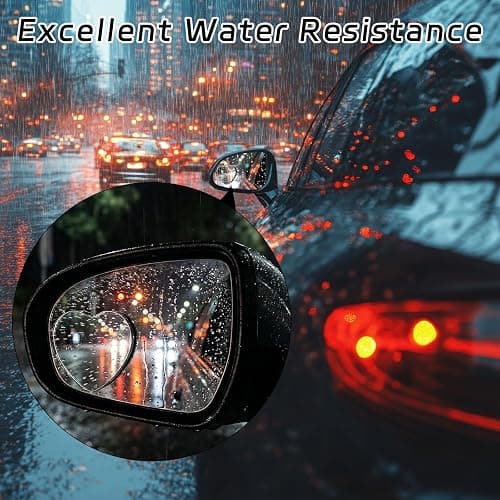 2 PCS Blind Spot Mirrors, Heart Shaped Rear View Mirrors, 360 Degree Adjustable, HD Glass Rearview Mirror Accessories, Wide Angle Convex Rear View Mirror for Trucks, Sedans, SUV, RV thumbnail 6