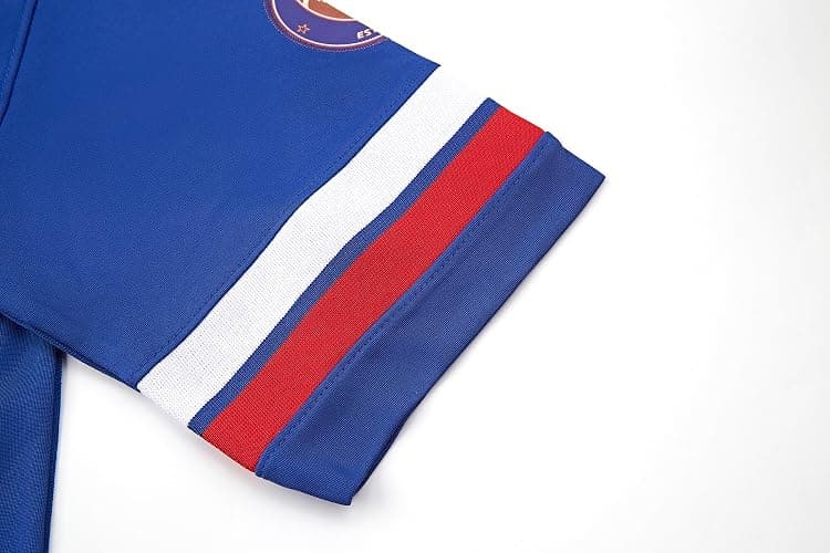 Custom Mens/Youth Football Stitched T-Shirt for Sports Fan Blue/White No Brand/Logos thumbnail 6