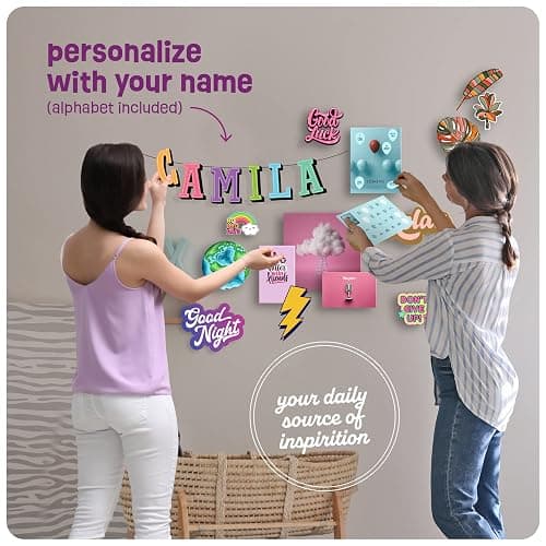 Pretty Me Wall Collage Kit for Teen & Tween Girls - Arts Craft Gift Ideas for Age 11, 12,13, 14, 15, 16 Year Old Girl - Birthday Gifts and Stuff for Teenage Bedroom Decor - Teens Creative Crafts Kits thumbnail 8