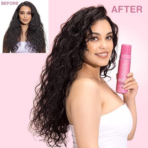 Rizos Curls Curl Defining Mousse – Lightweight Foam for Volume & Hydration – Shine & Definition for Every Curl Pattern: Wavy, Curly, Coily 1a–4c Hair Types – Sulfate & Paraben Free thumbnail 5