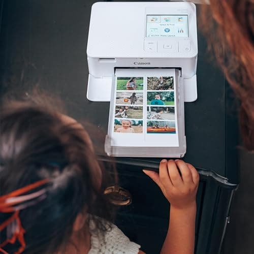 Canon SELPHY CP1500 Compact Photo Printer White | Includes paper cassette, power adapter and AC cable for printing, organization and power thumbnail 4