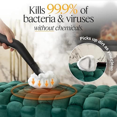 Dupray Neat Steam Cleaner with 27-Piece Accessory Kit – High-Performance Chemical-Free Cleaning for Floors, Cars, Tiles, and More, *Kills 99.9% of Bacteria & Viruses (incl. x16 assorted brushes) thumbnail 2