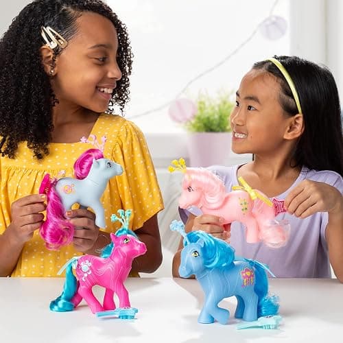 My Little Pony Classics - Celestial Ponies - Milky Way - Retro 4" Collectible Play Figure, Great For Kids, Toddlers, Adults, Girls and Boys Ages 3+ thumbnail 6