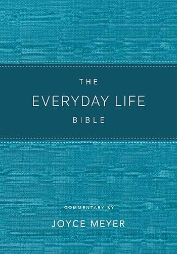 The Everyday Life Bible Teal LeatherLuxe®: The Power of God's Word for Everyday Living - Image 1