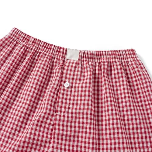 Y2k Women Gingham Boxer Shorts Low Rise Micro Pajamas PJ Sleep Short Pants Plaid Sleepwear Sleeping Lounge Bottoms thumbnail 3
