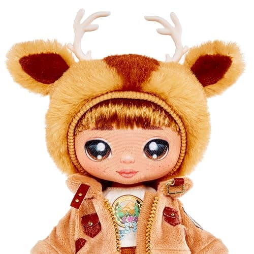 Na Surprise Cozy - DONNIE RANGER - Soft Plush Doll Inspired With Brown Hair, Hat, Outfit, and Fur Clip Bag - Collector's - Gift for Children 5+ thumbnail 5