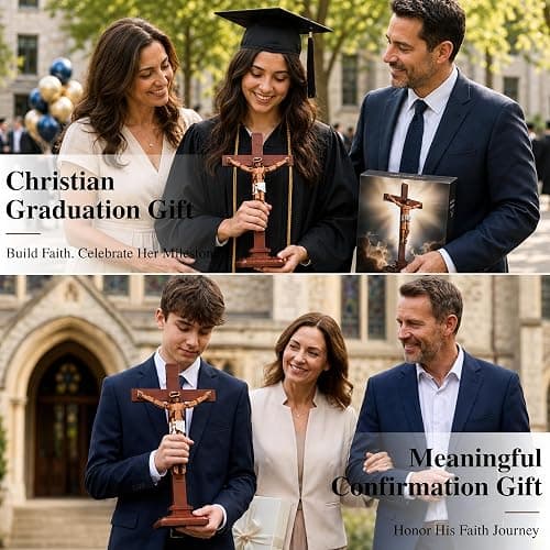 TLOEP Jesus Cross Building Blocks Set, 588 PCS Christian Toy Playset, Religious Building Bricks Kit, Baptism & Confirmation Gifts for Boys, Godson, Sunday School Gift thumbnail 7
