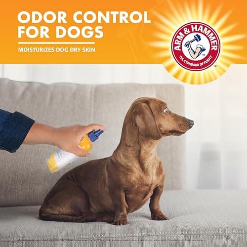 Arm & Hammer for Pets Super Deodorizing Dog Spray with Baking Soda for Odor Control Freshens Coat Between Baths pH Balanced Formula for Dogs Kiwi Blossom 8 FL OZ Single Dogs and Puppies Grooming thumbnail 4