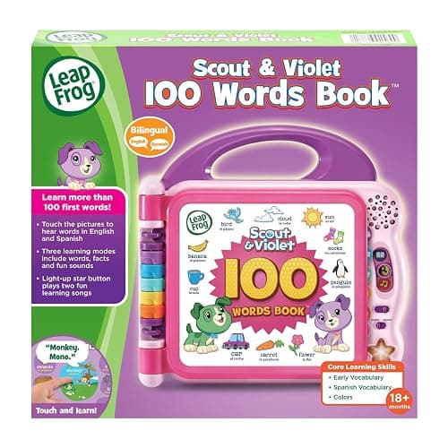 LeapFrog Scout and Violet 100 Words Book, Purple thumbnail 8