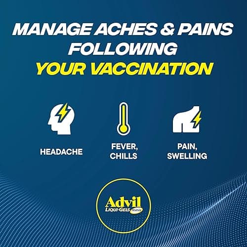 Advil Liqui-Gels minis Pain Reliever and Fever Reducer, Pain Medicine for Adults with Ibuprofen 200mg for Pain Relief - 200 Liquid Filled Capsules - Liqui-Gels (200mg) - 200mg thumbnail 11
