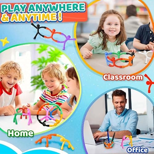Magnetic Travel Toys Easter Basket Stuffers for Toddler Kids, Fidget Toys Airplane Car Travel Activities Essential,Road Trip ‌Sensory Toy Magnet People Men,Gifts Toys for 3 4 5 6 7 8 Year Old -10PCS thumbnail 5
