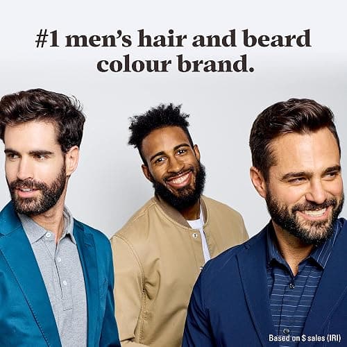 Just for men Moustache & Beard Medium-Dark Brown Dye, Eliminates Grey for a Thicker & Fuller Look � M40 thumbnail 5