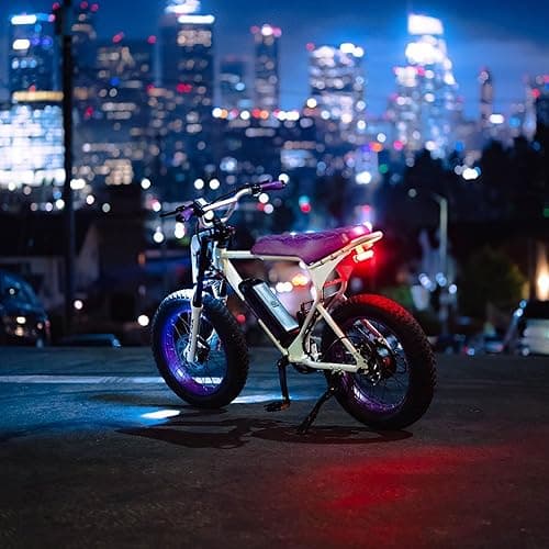 MACFOX Electric Bike for Adults Wheelies with 750W Motor and 48V 10.4Ah Ebike Battery, 25MPH Max 38 Miles Electric Motorcycle 20" Fat Tire Dirt Bike with Dual Disc Brakes and Shock Absorbers thumbnail 8