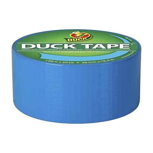 Duck Brand 1311000 Color Duct Tape, Electric Blue, 1.88 Inches x 20 Yards, Single Roll - Electric Blue - Single Roll thumbnail 2