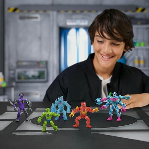 MRBEAST LAB Hybrids Mega Pack, Reveal Different Hybrid Parts to Create 5 Mix & Match Action Figures, Including a Mega Torso Panther Experiment to Reveal Hybrid's Real Colors, Collect 30+ Beasts thumbnail 6