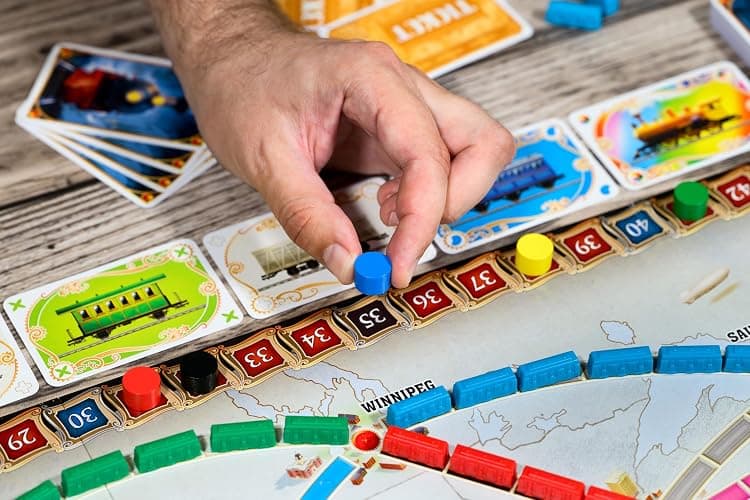 Asmodee Ticket to Ride Board Game (2025 Refresh) - A Cross-Country Train Adventure for Friends and Family, Strategy Game for Kids & Adults, Ages 8+, 2-5 Players, 30-60 Minute Playtime thumbnail 5