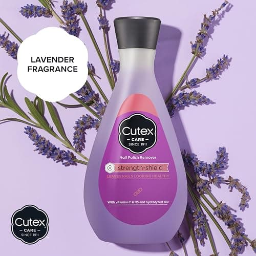Cutex Strength Shield Nail Polish Remover, Leaves Fingernails & Toenails Looking Healthy, Contains Vitamins E, B5 & Hydrolyzed Silk, 6.7 fl oz thumbnail 5