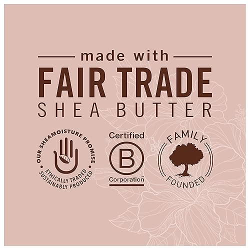 SheaMoisture Fair Trade Sulfate Free Coconut Hibiscus Curl & Style Milk with Silk Protein & Neem Oil For Thick, Defined, Curly Hair 8 oz - Milk thumbnail 8