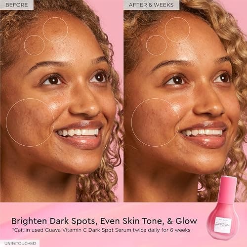 Glow Recipe Brighten + Hydrate Treatment Duo - Guava Vitamin Dark Spot C Serum (30ml) & Plum Plump Hyaluronic Serum (30ml) - Hydrate, Help Diminish the Look of Dark Spots & Even Tone thumbnail 6