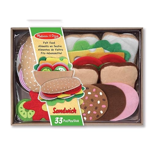 Melissa & Doug Felt Food Sandwich Set, 1 EA - Image 1