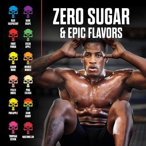 JNX SPORTS The Curse! Pre Workout Powder for Men & Women, Caffeine, Beta-Alanine, Creatine, L-Citrulline, 50 Servings, Fruit Punch Flavor – Boost Energy, Strength & Focus - Fruit Punch - 50 Servings (Pack of 1) thumbnail 7