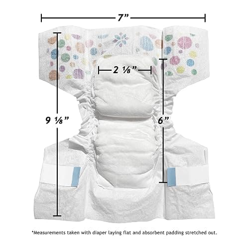 Pail Buddies Baby Doll Diapers Refill Value Pack | Fits Most Baby Alive 10–14 Inch Dolls That Drink & Wet / Poop | 32 Diapers thumbnail 3