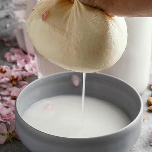 6-Pack Beige Cheesecloth, 20x20 Inch Hemmed Cheese Cloth for Straining, Reusable Unbleached Cotton Strainer for Cooking, Baking, Juicing, and Cheese Making (Grade 100) thumbnail 2