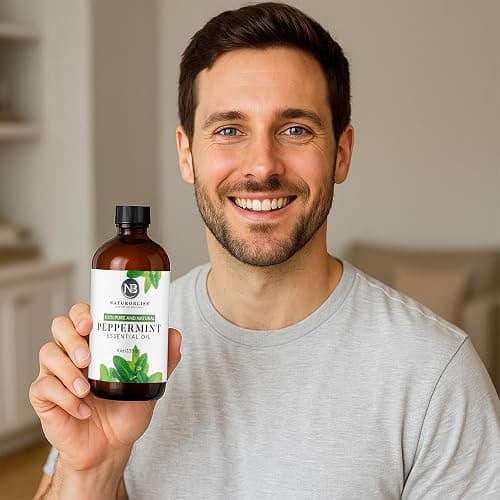 NaturoBliss Peppermint Essential Oil, 100% Pure and Natural Therapeutic Grade, Premium Quality Peppermint Oil, 4 fl. Oz - Perfect for Aromatherapy and Relaxation thumbnail 9